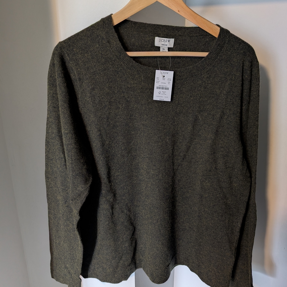 J.Crew Olive Green Sweater